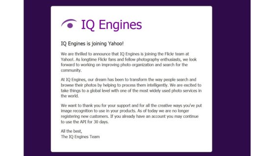 Yahoo ซื้อ IQ Engines เสริมทัพ Flickr  พัฒนาระบบค้นหารูปภาพ