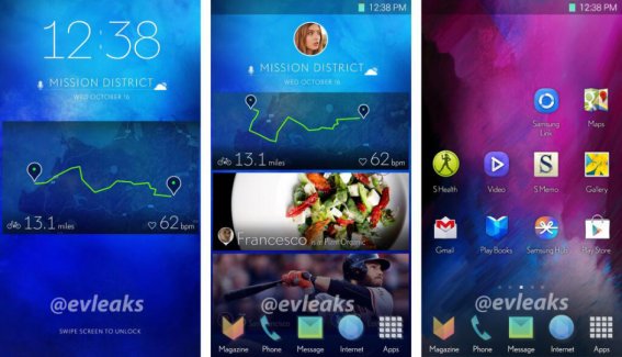 หลุดภาพหน้าตา UI ใหม่ของมือถือ Samsung