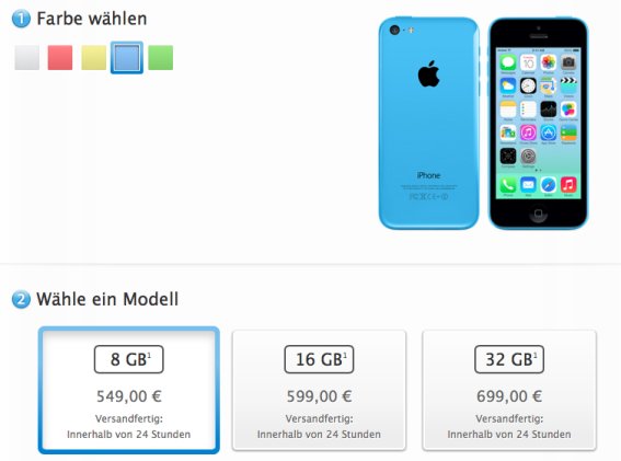 Apple แก้โจทย์ iPhone 5c แป๊กด้วย 8 GB