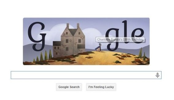 Google Doodle ร่วมฉลอง Charlotte Brontë 