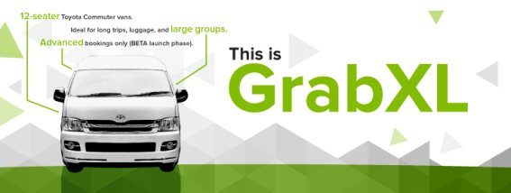 GrabTaxi เปิดตัวบริการเรียกรถตู้!