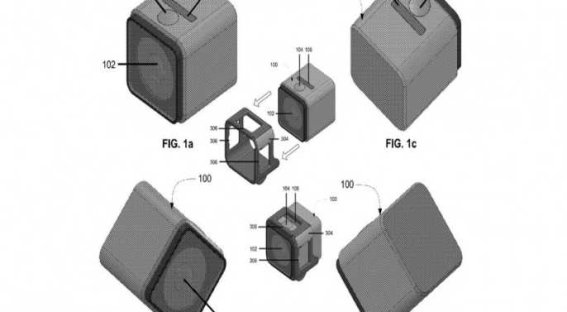 เผยสิทธิบัตรใหม่ GoPro กล้องรูปสี่เหลี่ยมลูกเต๋าและขนาดเล็กลง