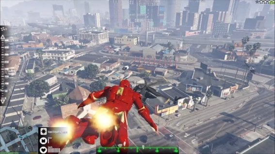 โกงไปมั้ย? หนุ่มบราซิล mod เกม GTA V จับ Iron Man มาบู๊แหลกกลางเมือง