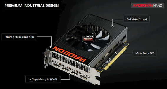 เปิดตัว AMD Radeon R9 Nano กราฟฟิกการ์ดสุดแรงสำหรับเครื่อง Mini ITX ตัวจิ๋ว