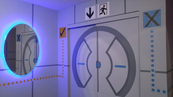 คุณพ่อสุดเจ๋งออกไอเดียทำห้องนอนเลียนแบบเกม Portal