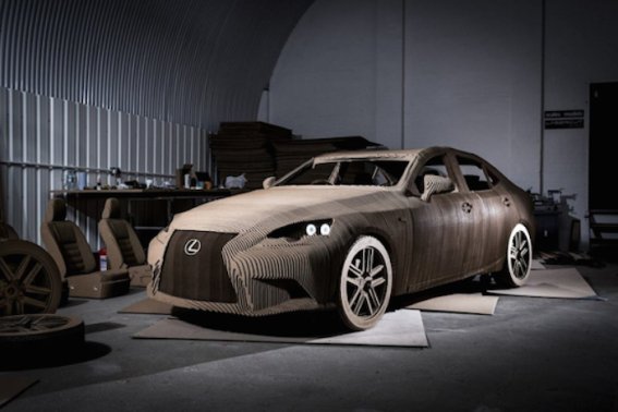 จาก “กล่องลังกระดาษ” สู่รถ “LEXUS” สุดหรู ดีไซน์เฉียบขาด ขับได้จริงด้วยนะ!!