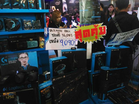 Logitech จัดเต็มชุดอุปกรณ์ Gaming Gear ลดแหลกเฉพาะในงาน TGSBIG2015 นี้