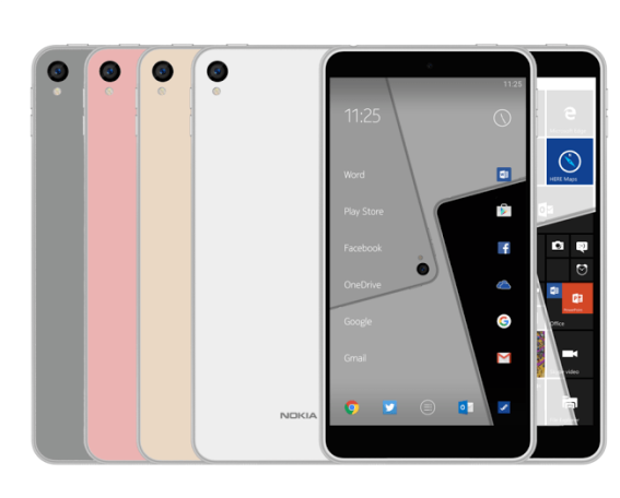 หลุดภาพเรนเดอร์ Nokia C1 มีให้เลือกทั้งระบบ Android และ Windows 10