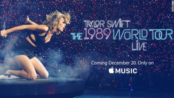 สารคดี 1989 World Tour ของ Taylor Swift มีให้ชมแล้วใน Apple Music