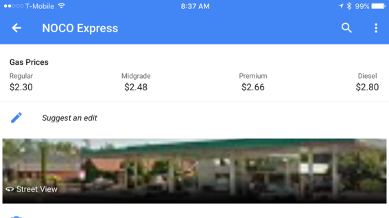 Google Maps ใน iOS อัพเดทแล้ว…