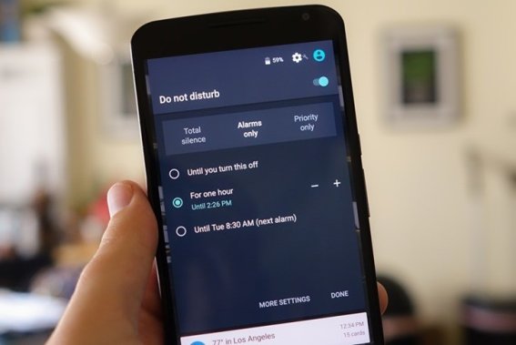 ผู้ใช้ Nexus 6P บางส่วนพบว่าตัวเลือก ‘Until next alarm’ ในเมนู Do not disturb หายไป
