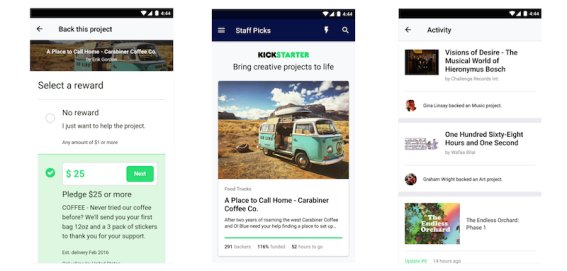 ง้ายง่าย! “Kickstarter” เปิดตัวแอปฯ บน “Android” ให้ระดมทุนผ่านมือถือได้แล้ว!