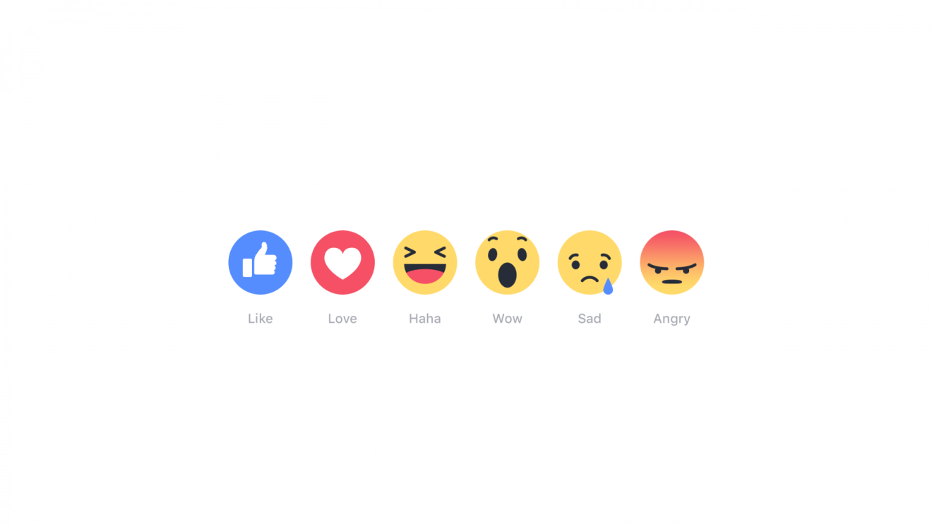 Facebook ไม่ได้มีแค่ปุ่มไลค์อีกต่อไป Reactions พาปุ่มอื่นมาด้วย