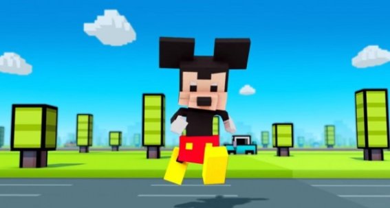 เมื่อพลพรรค Disney มารวมตัวกันข้ามถนนในเกม “Disney Crossy Road”