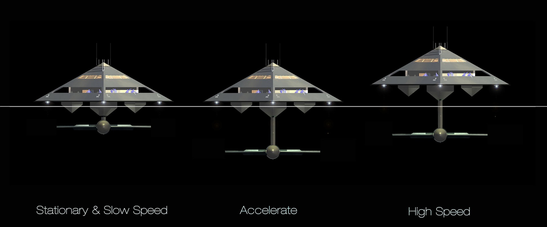 Tetrahedron yacht ufo - 01