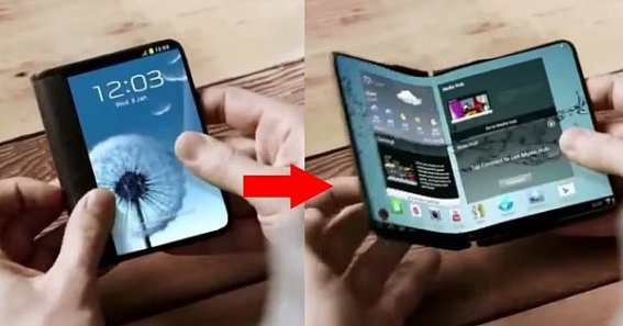 Samsung จดสิทธิบัตร “สมาร์ทโฟนพับได้”
