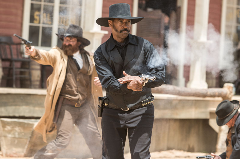 Denzel Washington stars in Columbia Pictures' THE MAGNIFICENT SEVEN.