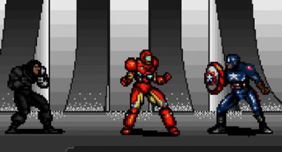 ชม Captain America: Civil War ที่มาในรูปแบบกราฟิก 8 Bit แฟมิคอม