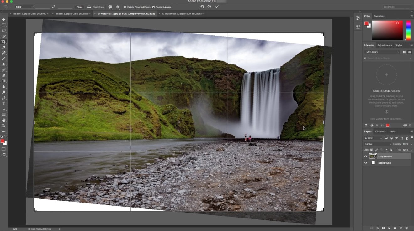 Photoshop เตรียมเพิ่มฟังก์ชั่นคร็อปรูปสุดจี๊ด