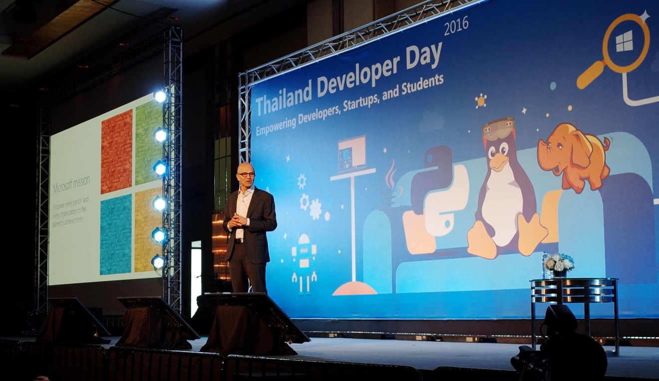 บันทึกงาน Thailand Developer Day เมื่อ Satya Nadella เยือนไทยครั้งแรก!