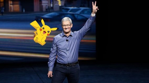 Tim Cook เตรียมลุยธุรกิจ AR หลัง “Pokemon Go” ประสบความสำเร็จมหาศาล: แถมเรียกเกมส์นี้ว่า “Poke-Man” ด้วย