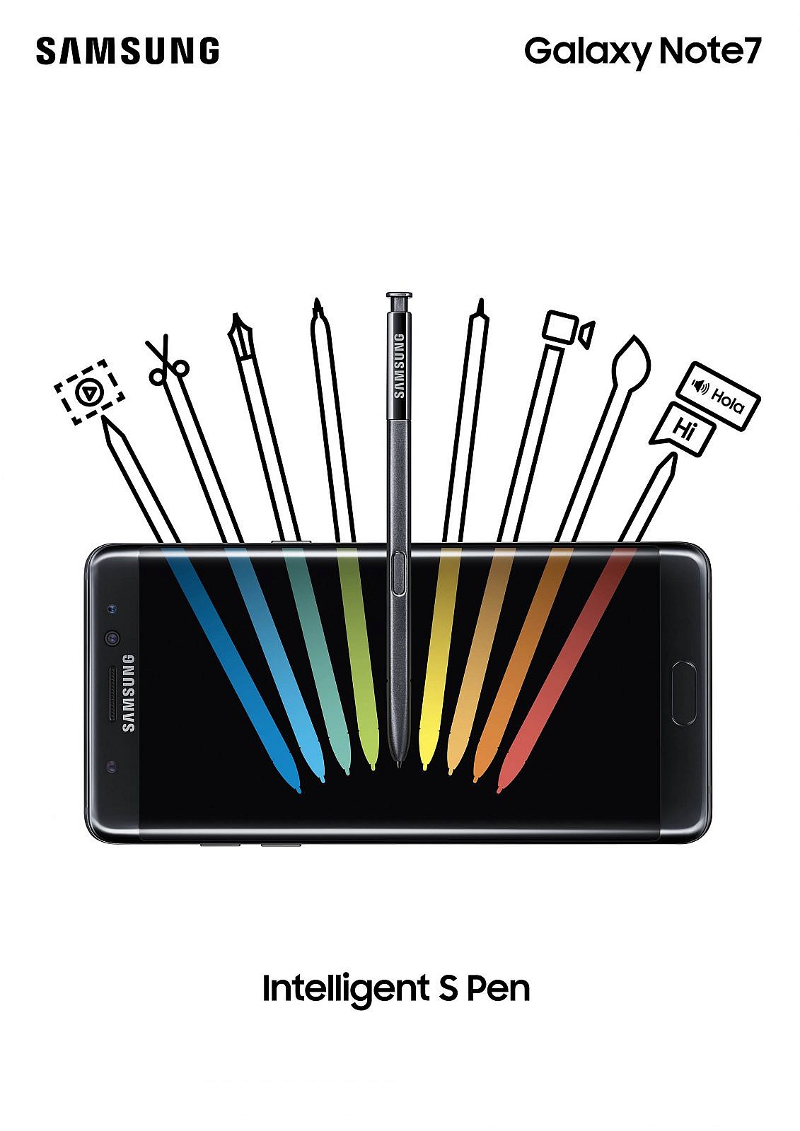 Note7 black_intelligent S Pen