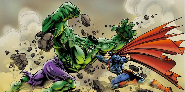 Superman-Incredible-Hulk-Marvel-DC-Comics