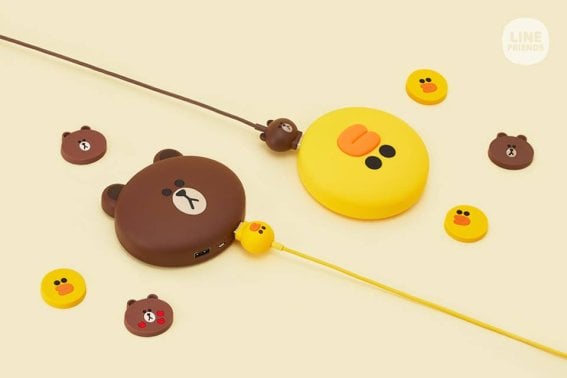 สาวกไลน์พร้อม! Power Bank LINE FRIENDS บราวน์และแซลลี่มาแล้ว!!