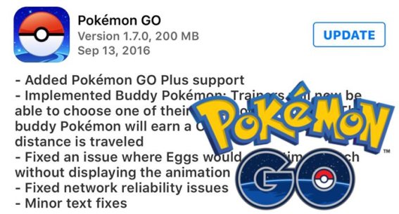 โหลดกันได้แล้วเกม Pokemon GO เวอร์ชั่นใหม่อัพเดทให้โหลดกันแล้ว