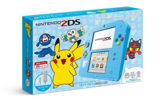 Nintendo เปิดเครื่อง 2DS ลาย ปิกาจู และ Pokemon ตัวใหม่ในภาค Sun ,Moon