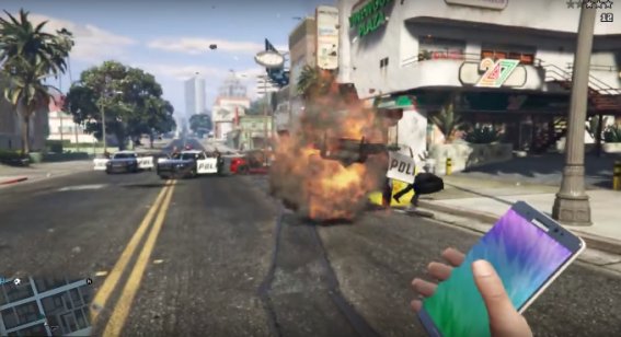 Samsung ขอ YouTube ให้ถอดคลิป GTA ที่มี mod Galaxy Note 7 เป็นระเบิดออก