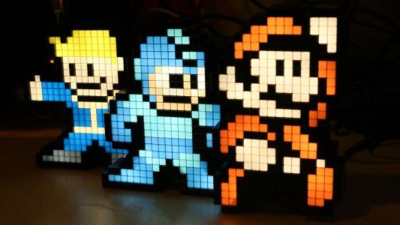 เปิดตัวโคมไฟ 8 Bit ที่จำลองเกม Mario , Rockman และ FallOut 4