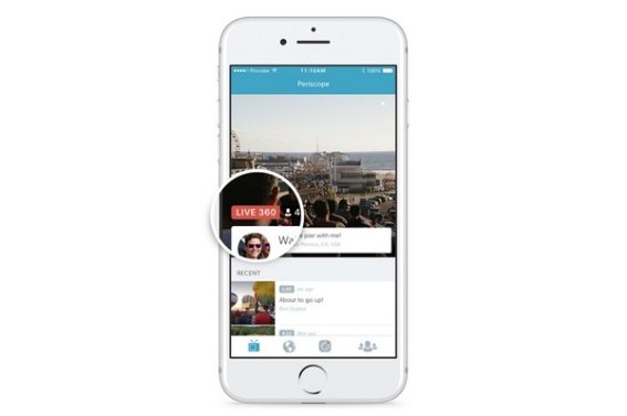 Twitter เปิดดูสตรีมถ่ายทอดสด “วิดีโอ 360 องศา” ผ่านแอป Periscope ได้แล้ว