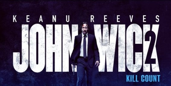 มาดูสถิติการ “ฆ่า” ใน John Wick: Chapter 2 ที่คุณเห็นแล้วต้อง “อึ้ง” !