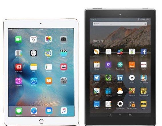 Apple, Amazon : 2 แบรนด์แท็บเล็ตที่โดดเด่นที่สุดในปี 2016