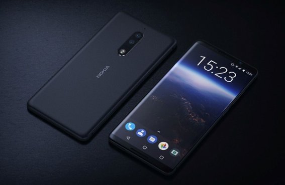 ภาพคอนเซ็ปต์ Nokia 9 หน้าจอไร้ขอบ