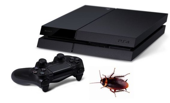 งานเข้าเมื่อ PS4 กลายเป็นที่อยู่ของแมลงสาบ !!