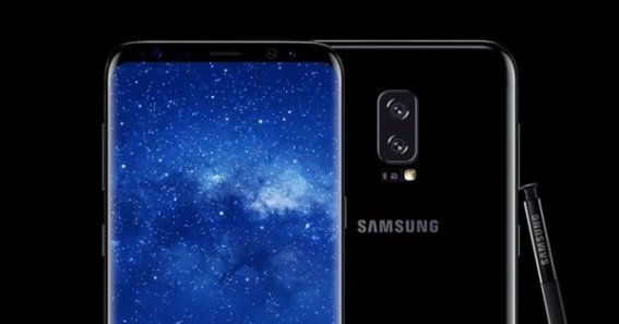 ภาพหลุด! โปสเตอร์ Galaxy Note 8 : กล้องหลังคู่, สแกนลายนิ้วด้านหลังเครื่อง