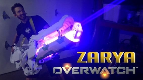 ชมปืนเลเซอร์ จากเกม Overwatch ที่ถูกสร้างขึ้นมาจริงๆ แถมใช้งานได้ด้วย !!