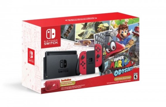 เปิดตัวอย่างใหม่ Super Mario Odyssey ที่มาพร้อมกับ Joy-con ของ Switch สีแดง