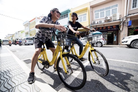 ofo แอปจักรยานสาธารณะ ไร้สถานี เปิดให้บริการแล้วที่ภูเก็ต