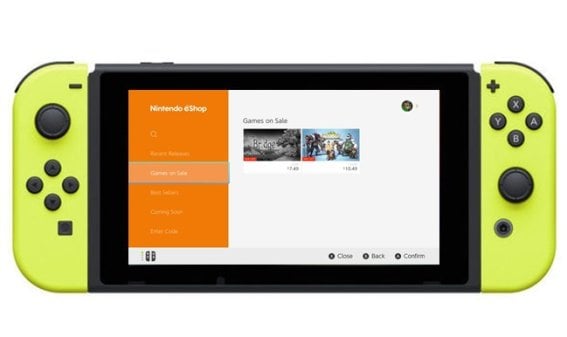 ปู่นินเพิ่มเมนู ลดราคาเกม บน e-shop ของ Nintendo Switch