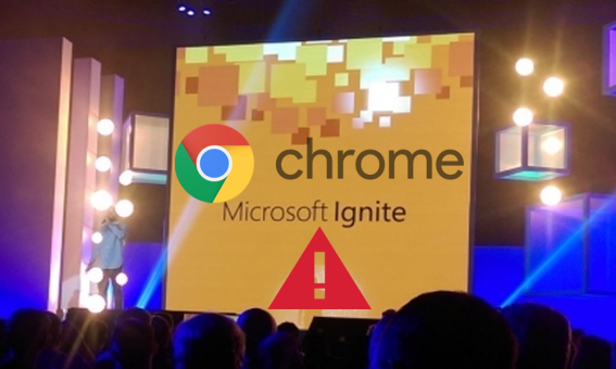 เมื่อ Edge ค้างบนเวที Microsoft จนต้องไปโหลด Chrome มาใช้แทน!