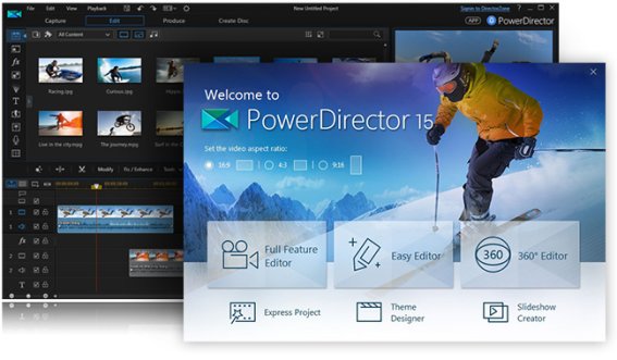 โปรแกรมตัดต่อวิดีโอของแท้แจกฟรี รีบด่วน! “PowerDirector 15 Deluxe”