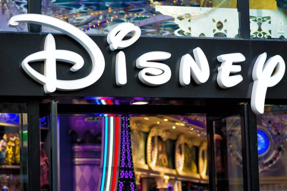 Paris, France - November 29, 2014: Disney Store in Paris, on the famous Champs Elysees boulevard. It is the international chain of specialty stores selling only Disney related items, many of them exclusive.