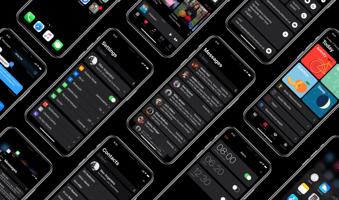 พาชมคอนเซปต์ Dark mode บน iPhone X ที่ Apple ควรทำ!