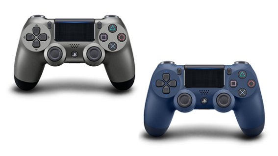 เปิดตัวจอย PS4 สี Midnight Blue และ Steel Black