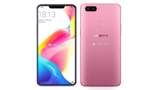 หลุดภาพ OPPO R15 มาพร้อมดีไซน์รอยบากหน้าจอเหมือน iPhone X