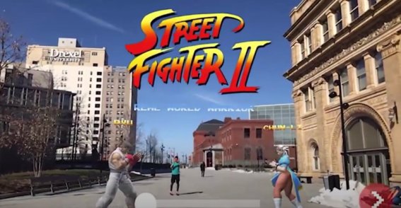 มาชมการเล่น Street Fighter 2 ด้วยแว่น HoloLens