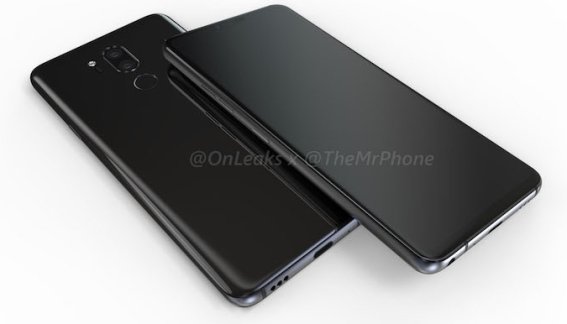 ภาพหลุด LG G7 : จอมีติ่ง, กล้องคู่ 16 ล้านพิกเซล, F/1.5 และภาพเรนเดอร์เต็มๆ